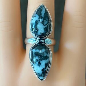 Size 7.5 Handmade Gabbra 925 Sterling Silver Ring